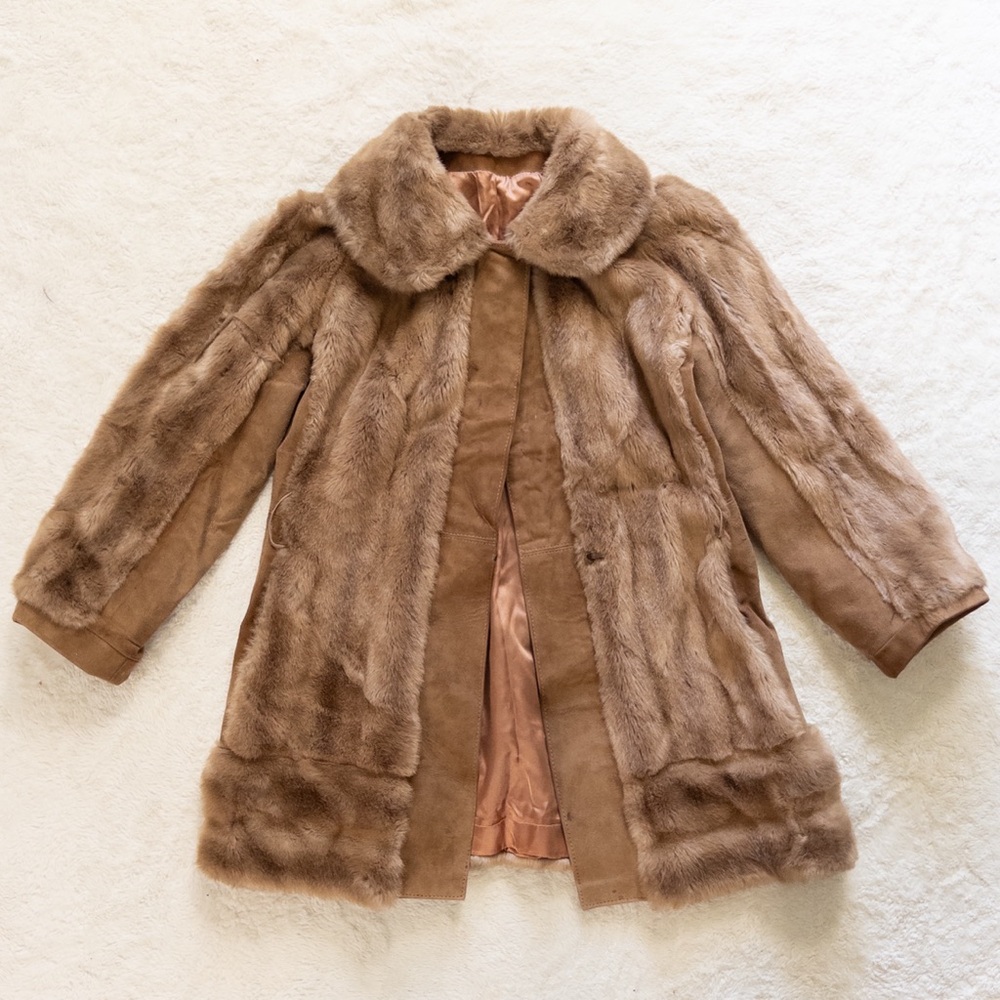 Tan Faux Fur Coat - Picture 8 of 8